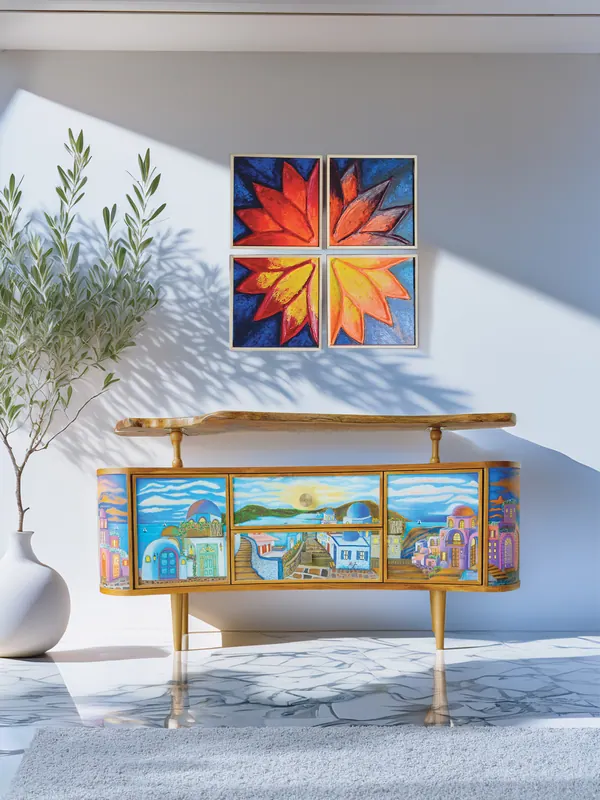 Between Day and Night, console by Simpy Bansal — in the room