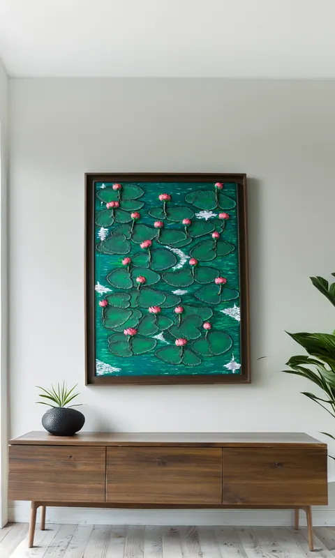 Full Circle, ceramic by Simpy Bansal — in the room