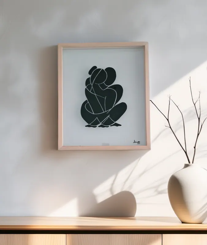 Glass Reflections, glass by Simpy Bansal — in the room