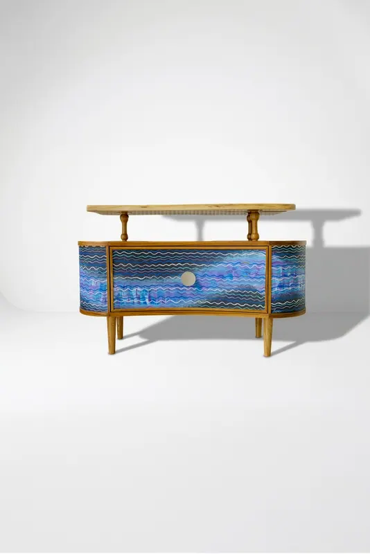 The Midnight Tide, console by Simpy Bansal — full view
