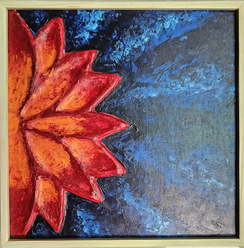 Floral Fragments, ceramic by Simpy Bansal — detail
